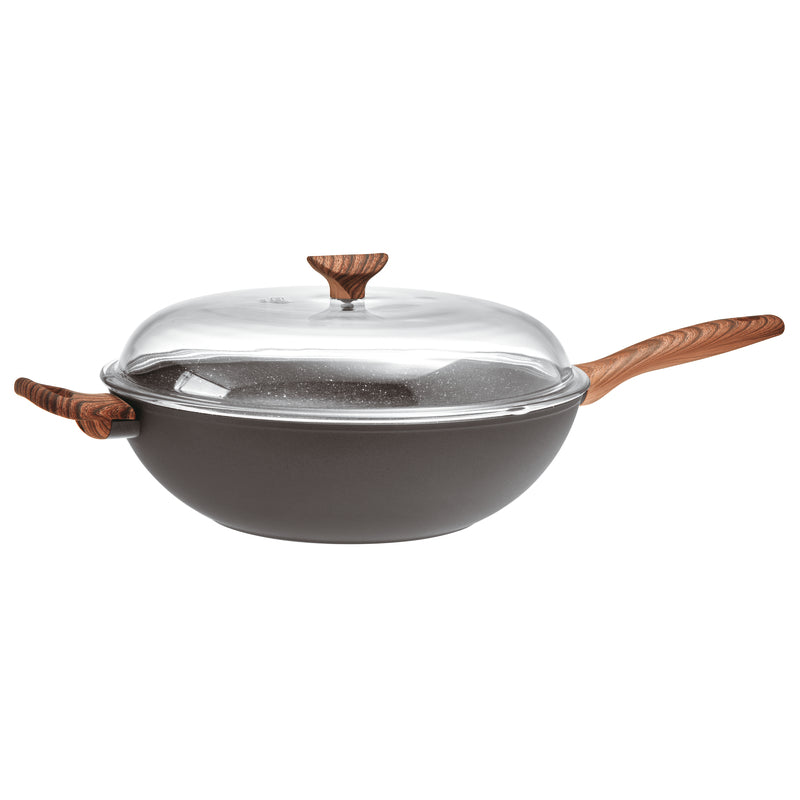Wok Con Coperchio  32 Cm Rock `N` Rose