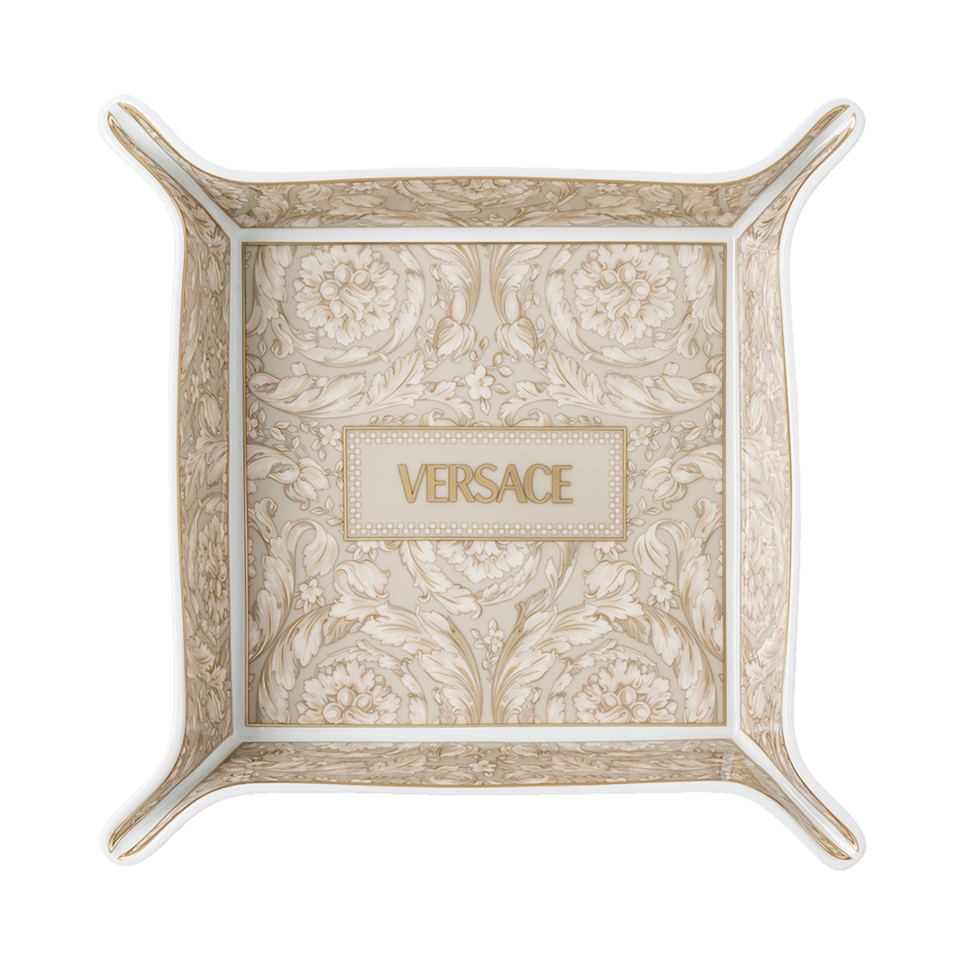 Barocco Beige Svuotatasche 18 cm Versace Versace