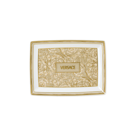 Barocco Beige Piatto ovale 18 cm Versace