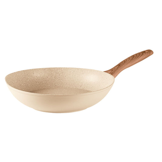 Wok 1 manico Rock N`Rose Rotondo 28