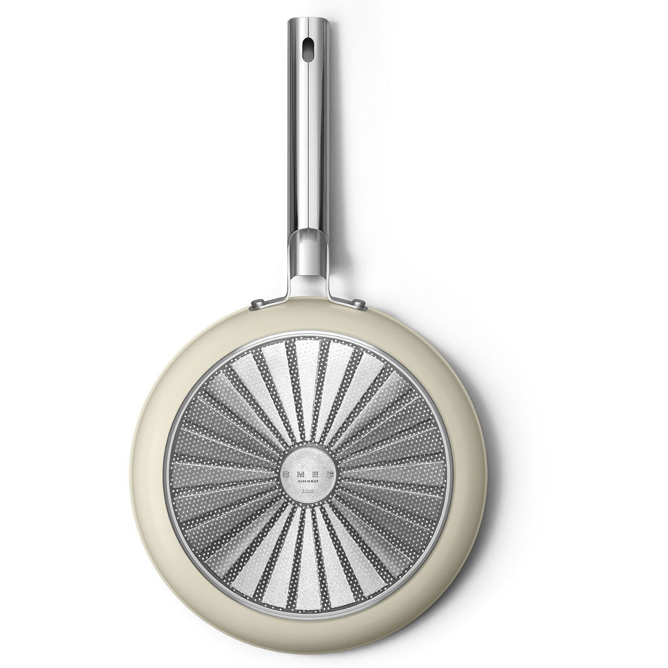 Padella Antiaderente - 28 cm Panna Stile Anni 50 Smeg Smeg