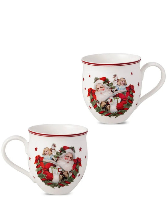Santa & Reindeer mugs (set di 2)