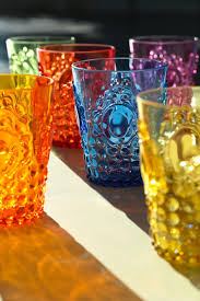 Set 6 Bicchieri acqua multicolor