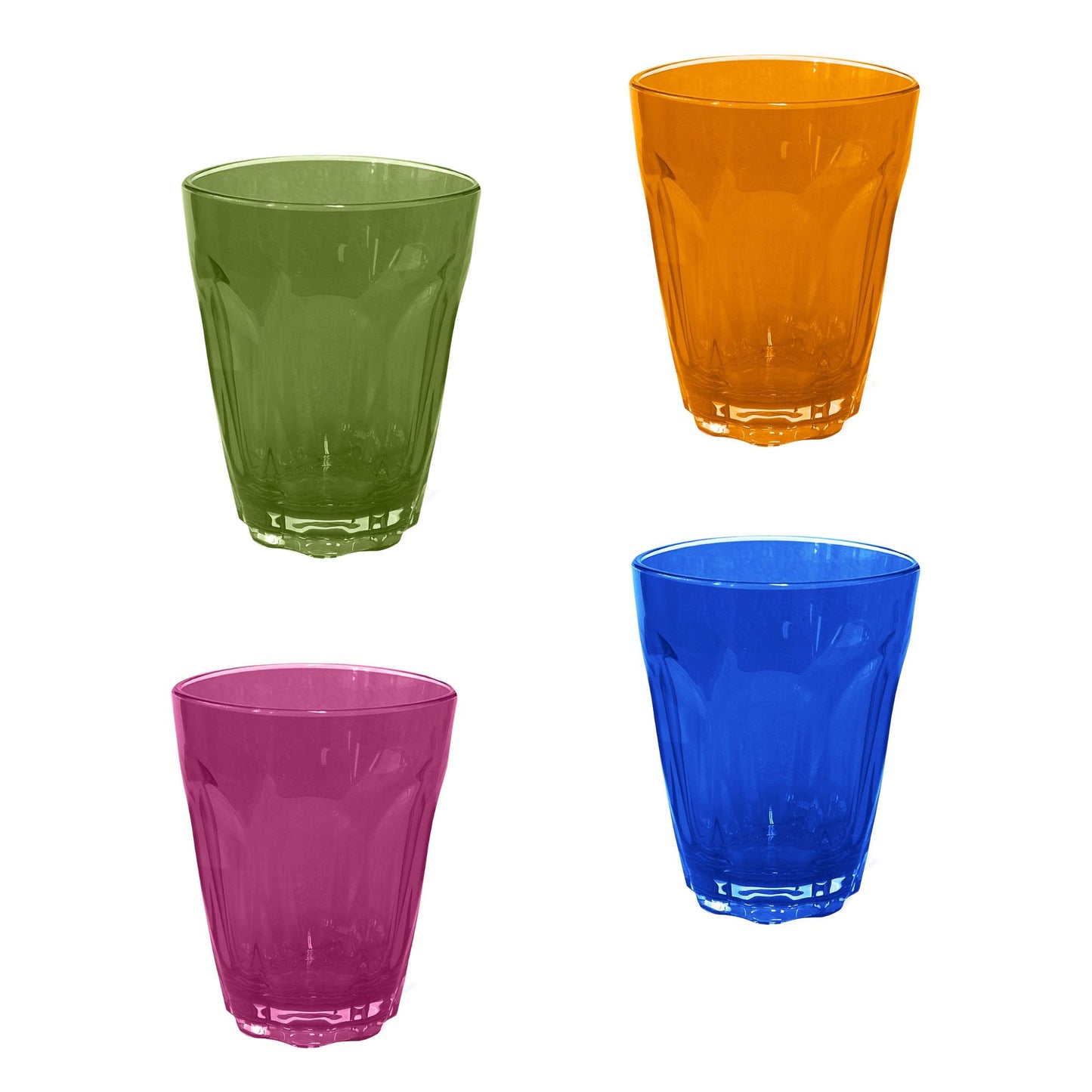Set 6 Bicchieri acqua multicolor Baci Milano