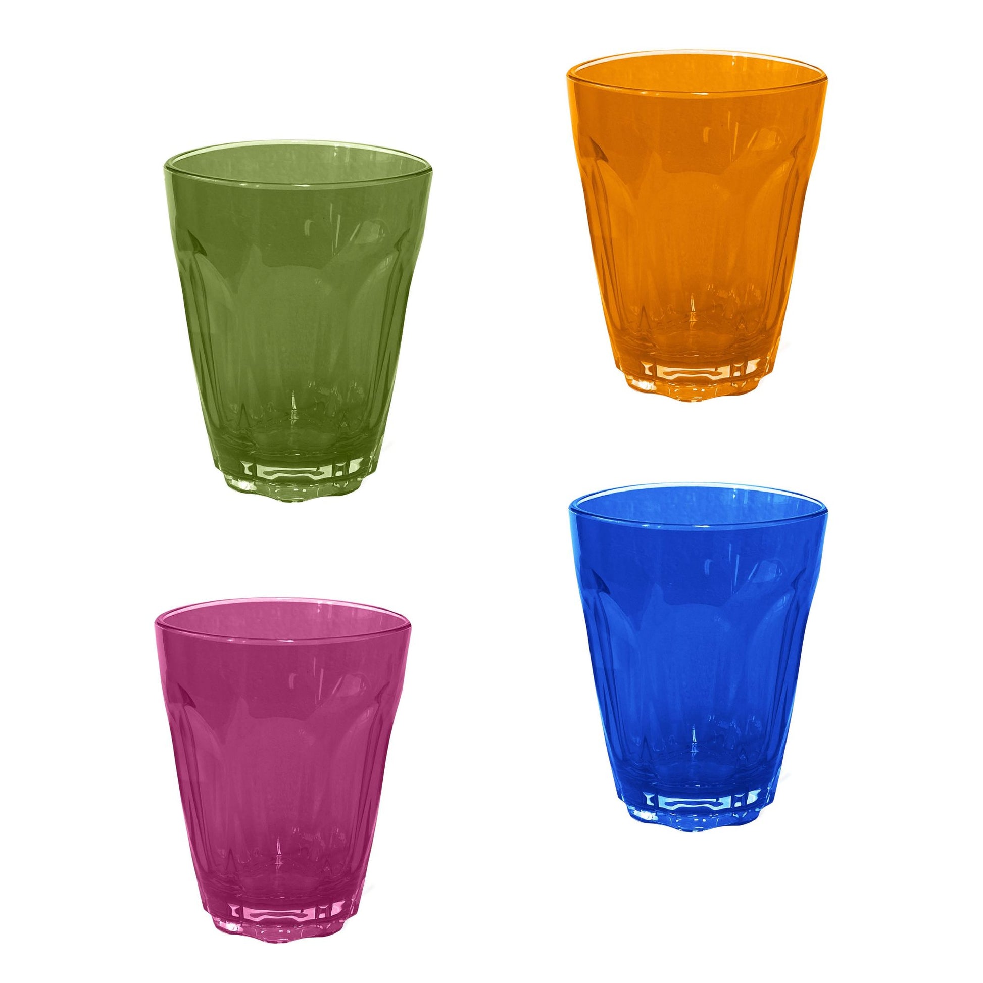 Set 6 Bicchieri acqua multicolor Baci Milano