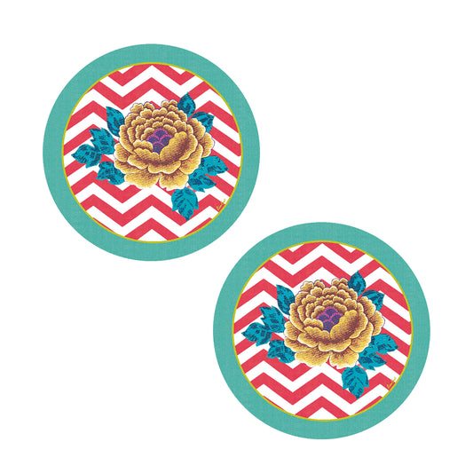 Set 2 tovegliette Glory Zig Zag Red