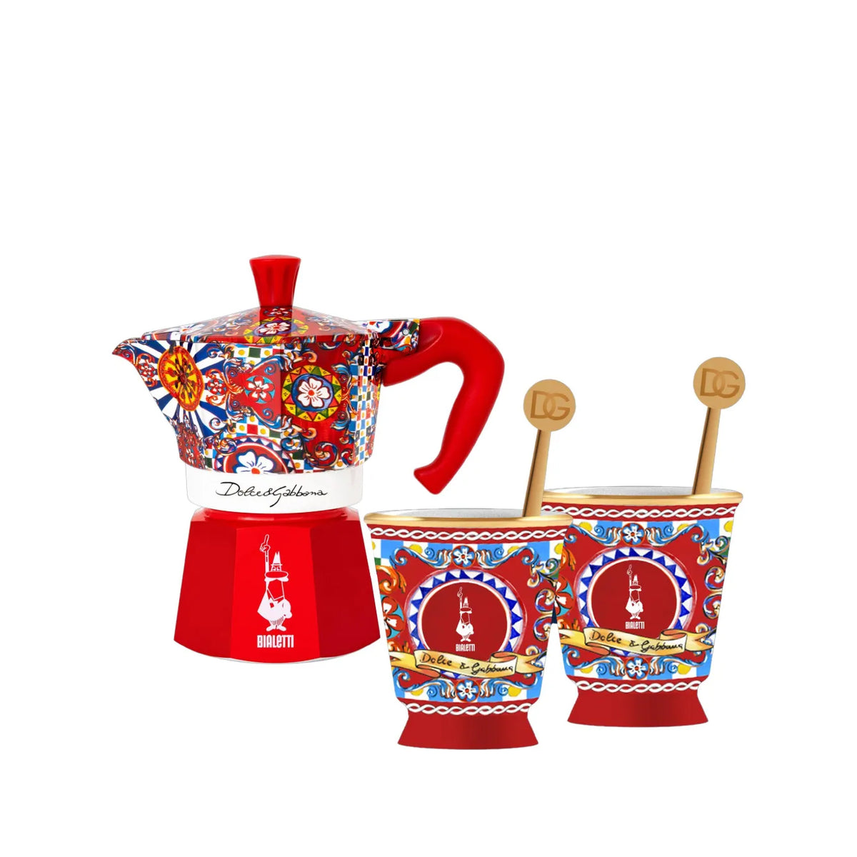 Set Moka Express Carretto Siciliano Bialetti Exclusive
