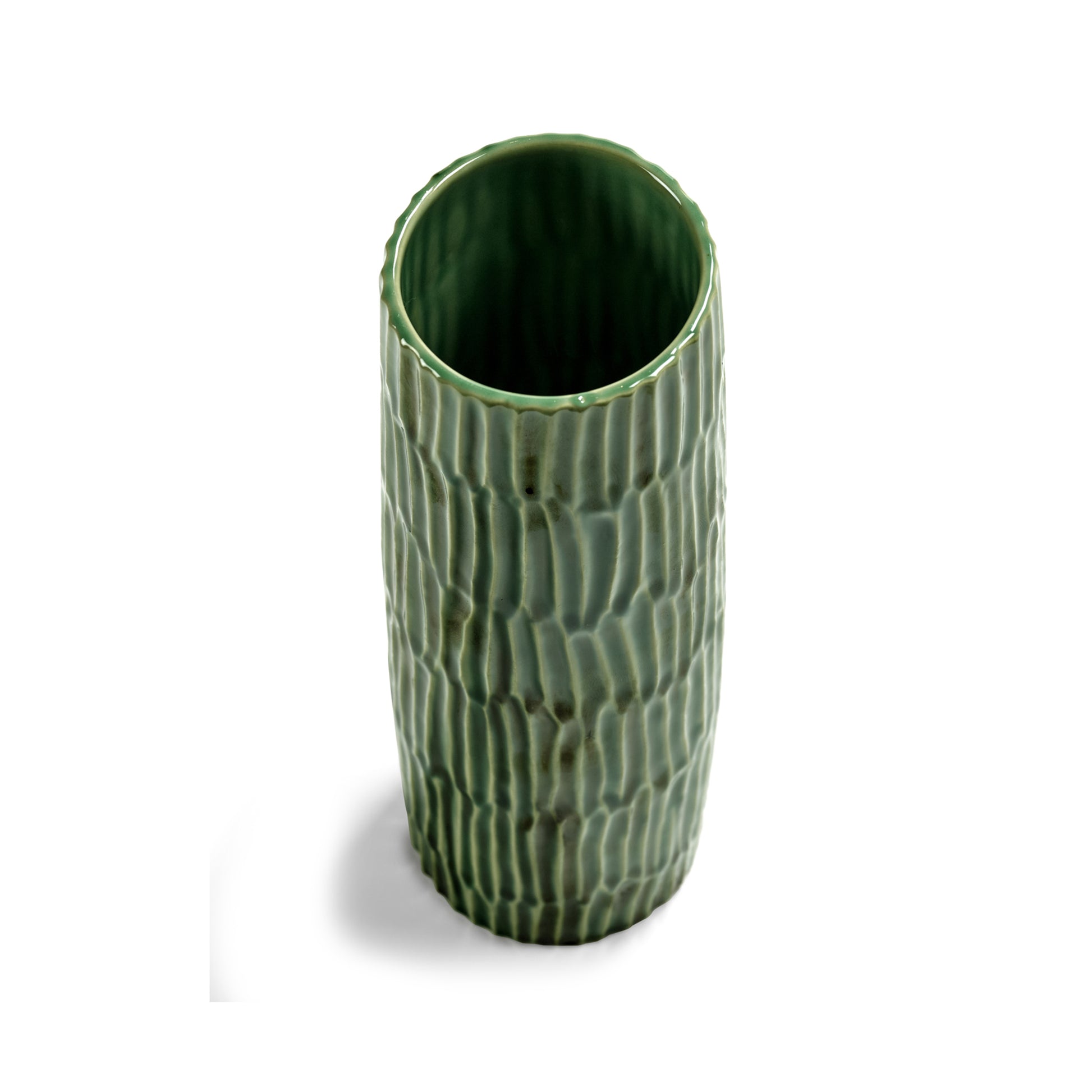 Vaso verde lanza Serax