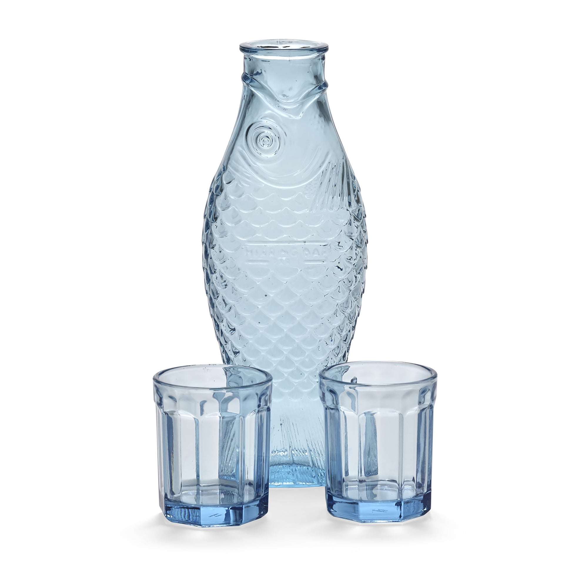 Set Caraffa + 2  Bicchieri Fish&fish Serax