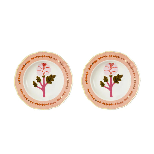 Set 2 piatti botanica