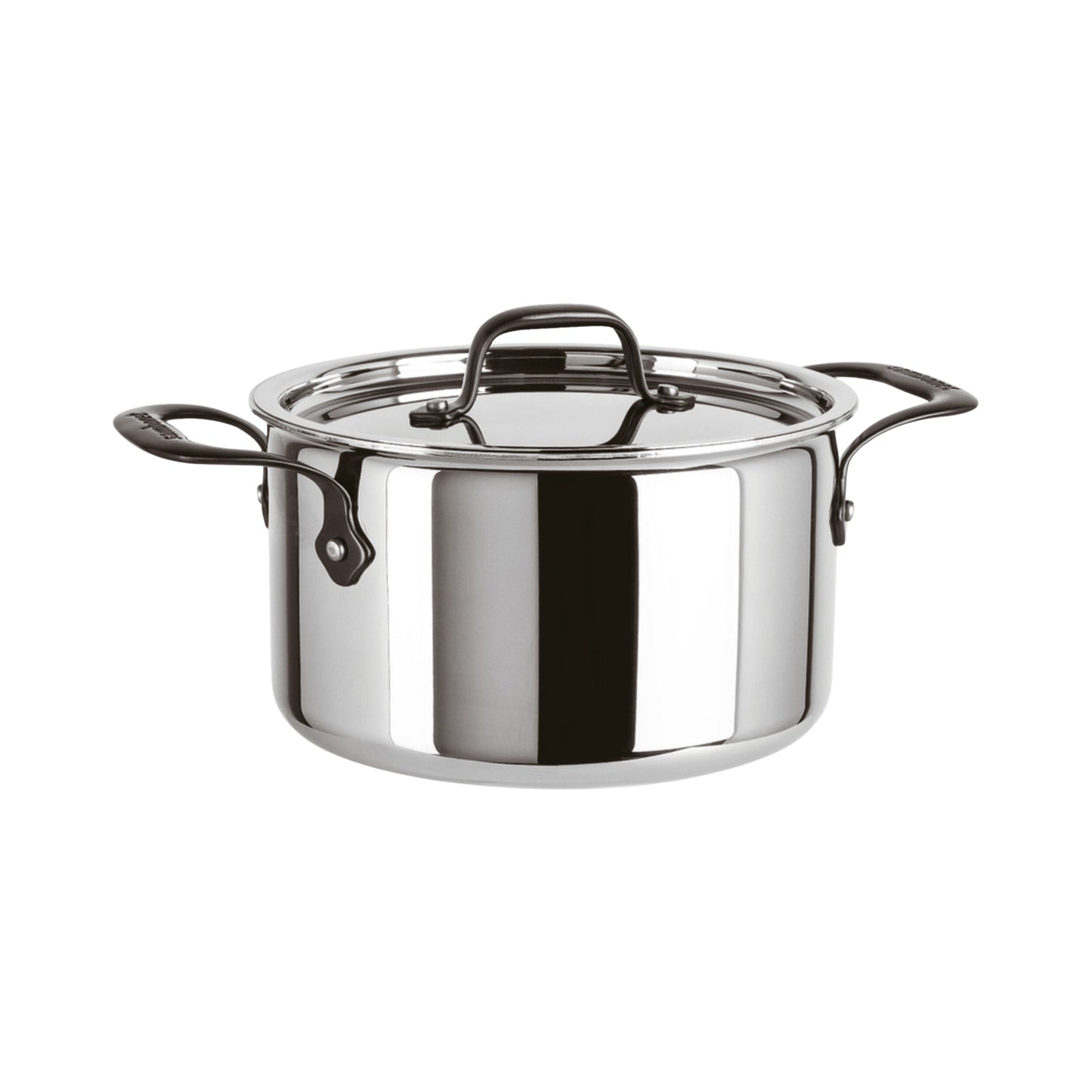 Casseruola Alta 2 M Con Coperchio Cm 16 Home Chef Inox