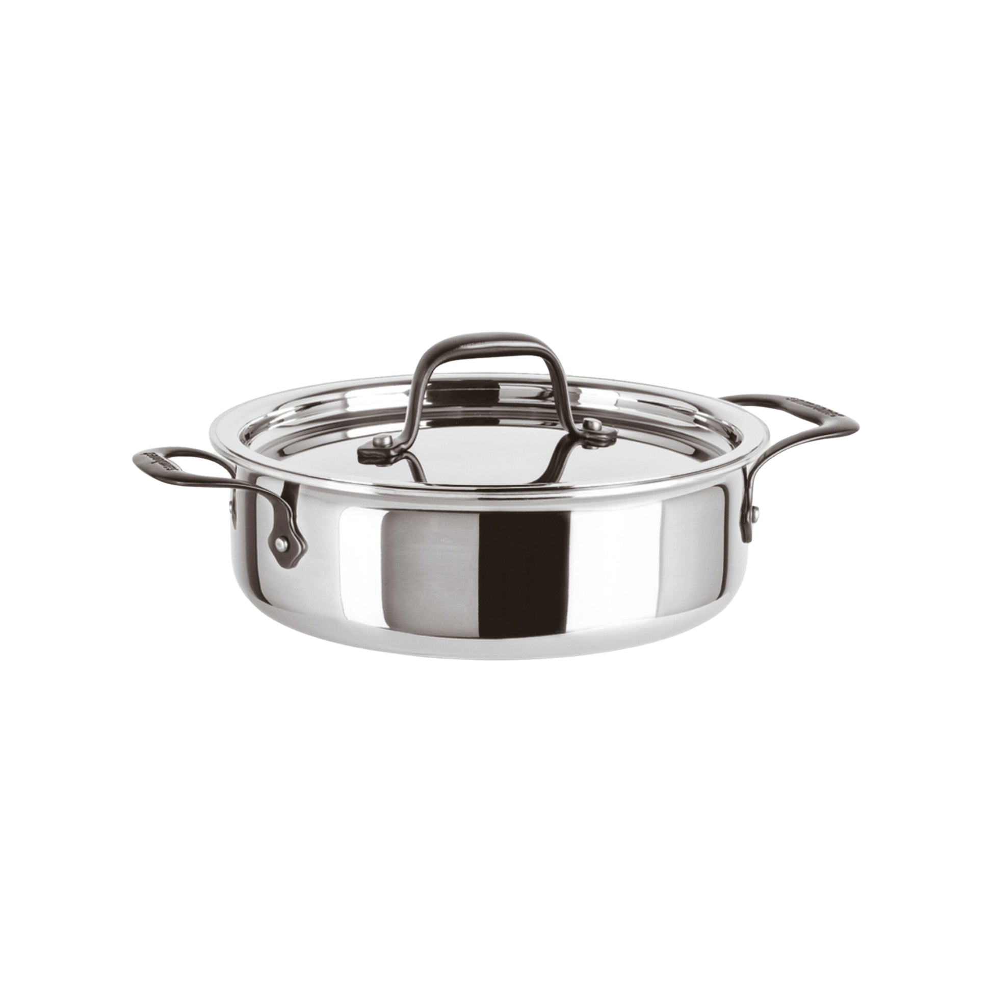 Casseruola Bassa 2 M Con Coperchio Cm 24 Home Chef Inox Sambonet