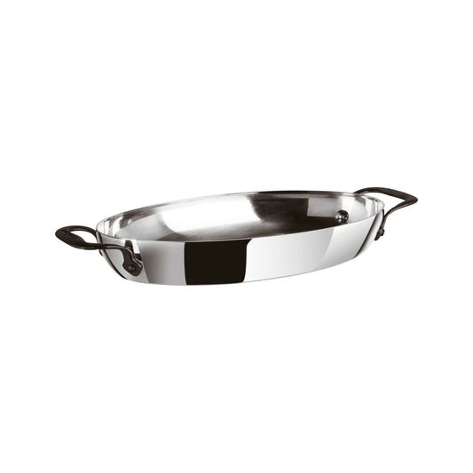 Tegame Ovale Cm 30x18 H 5 Home Chef Inox