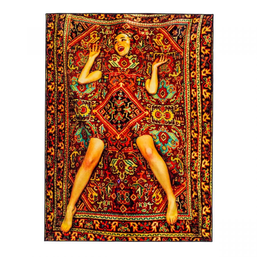Tappeto Rettangolare Lady on Carpet