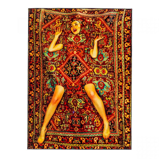 Tappeto Rettangolare Lady on Carpet