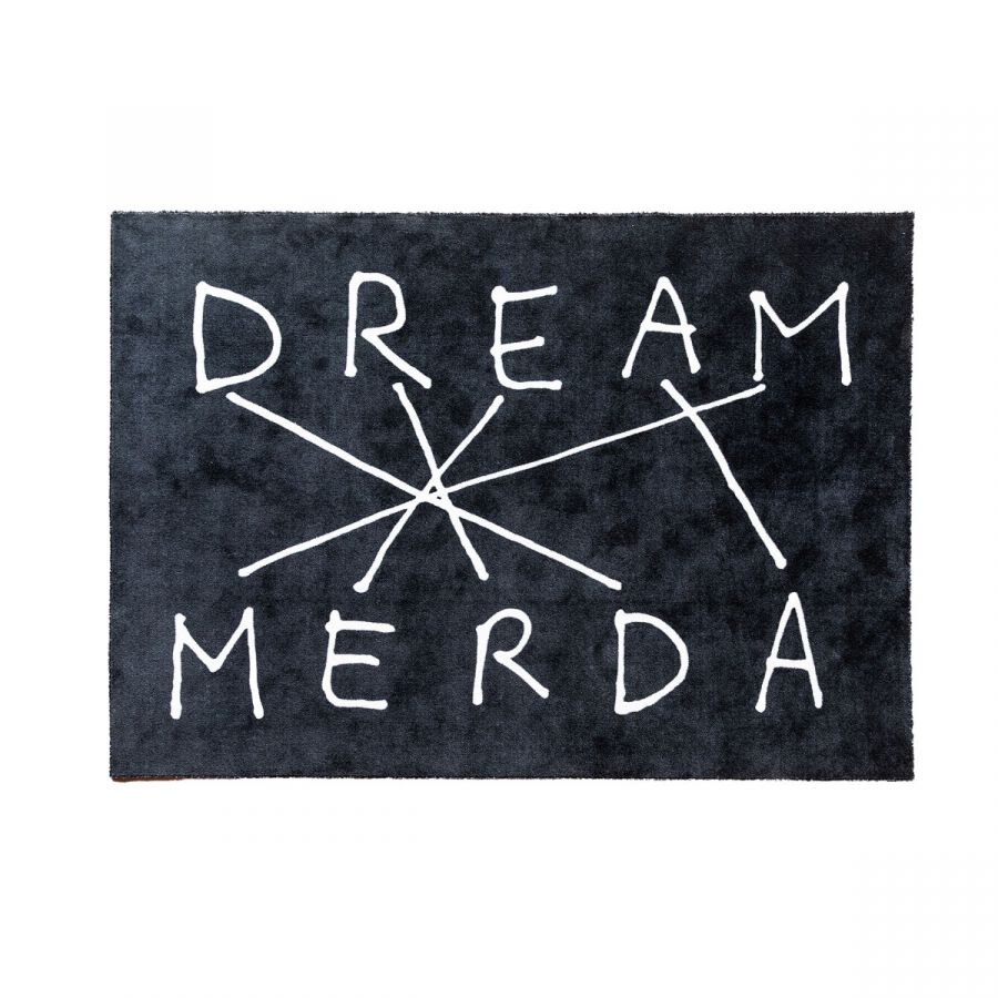 Tappeto Rettangolare Dream-Merda Nero