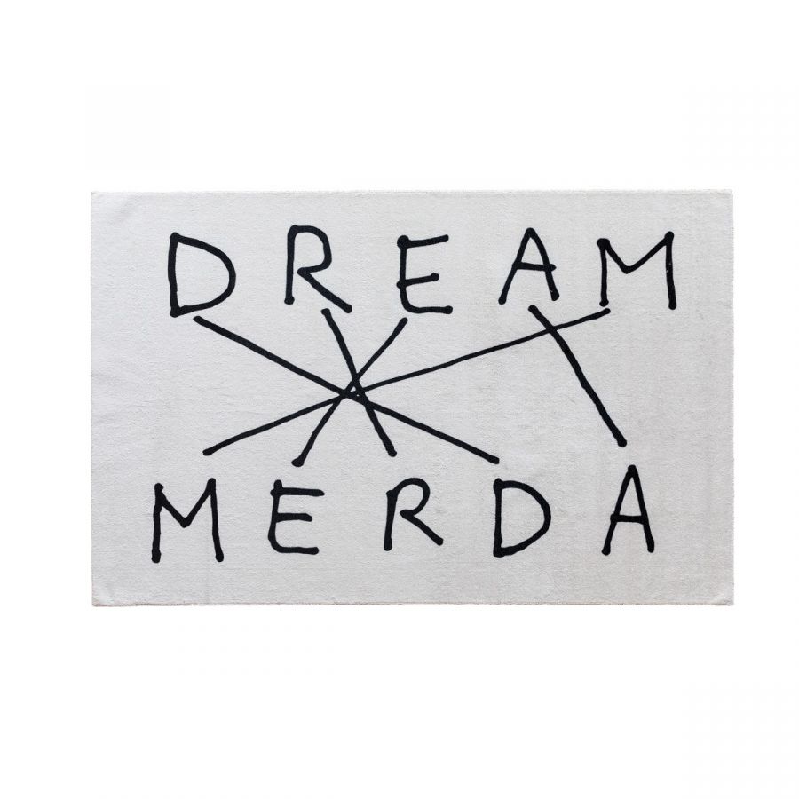 Tappeto Rettangolare Dream-Merda Bianco