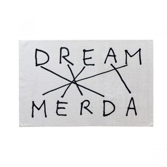 Tappeto Rettangolare Dream-Merda Bianco