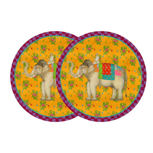 Set 2 Tovagliette Elefante 34 cm Lisa Corti