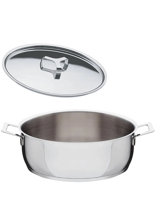 Casseruola bassa a due manici "Pots&Pans" Ø 28 con Coperchio