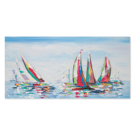 Quadro regata di primavera 140x70cm