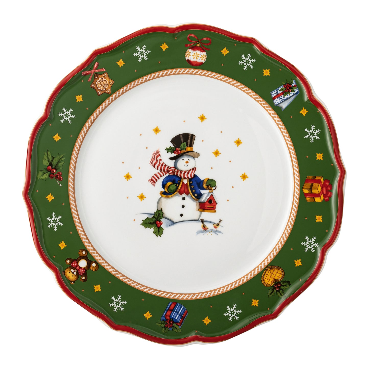 Piatto piano 33 cm Happy Wintertime Hutschenreuther