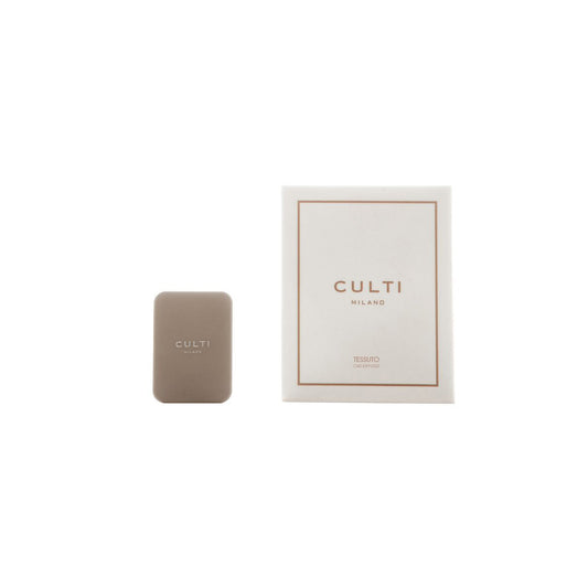 Car Diffuser In Pelle Tortora C/ Refill Tessuto