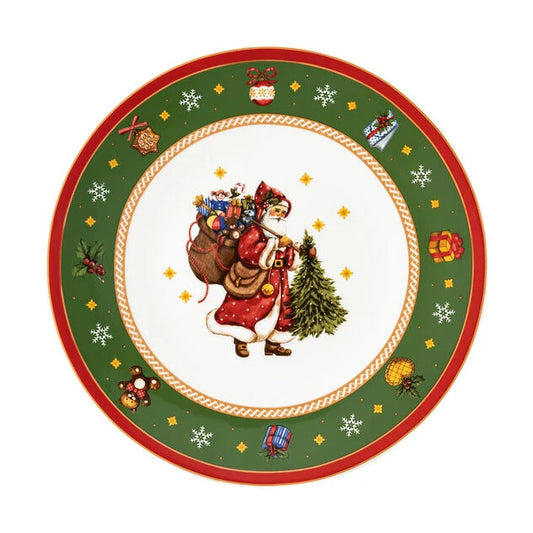 Happy Wintertime Piatto biscotti 31cm