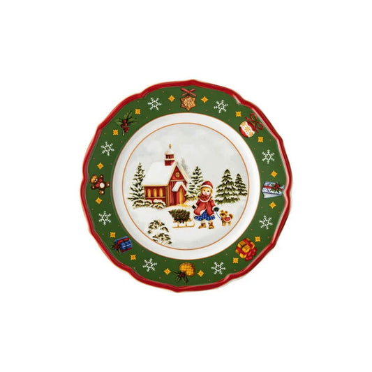 Happy Wintertime 6 Piatti piani 22 cm