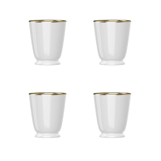 Set 4 Bicchierini Pure Gold