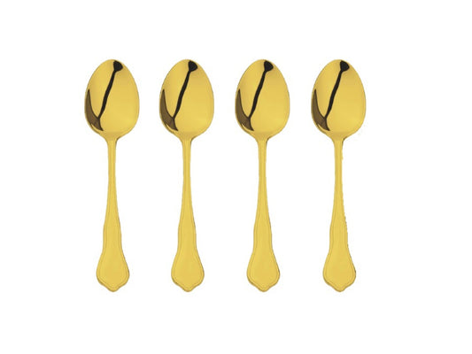 Set 4 Cucchiaini Pure Gold