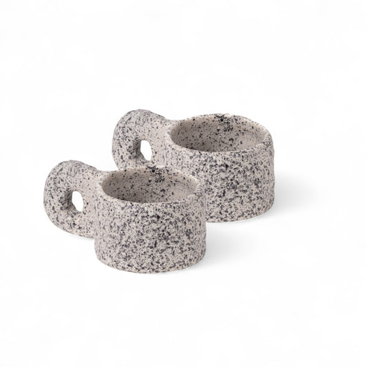 Newlithic Set Of 2 Coffee Cups Seletti