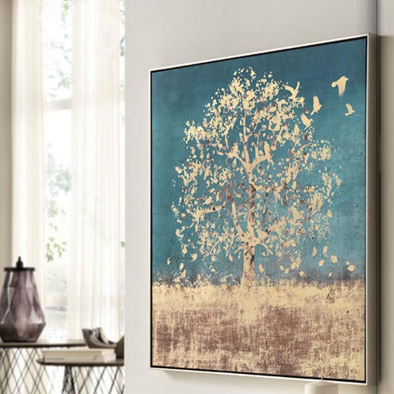 Quadro con cornice 100x100 L'oca Nera
