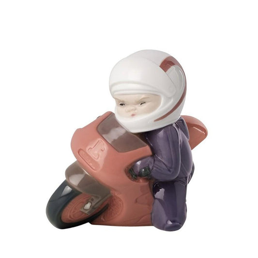 Bimbo su Moto Nao By Lladro`