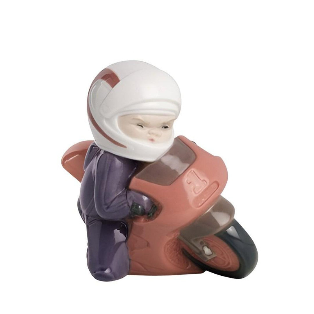 Bimbo su Moto Nao By Lladro`