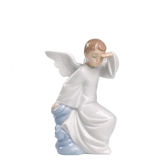 Statuina angelo custode nao Nao By Lladro`