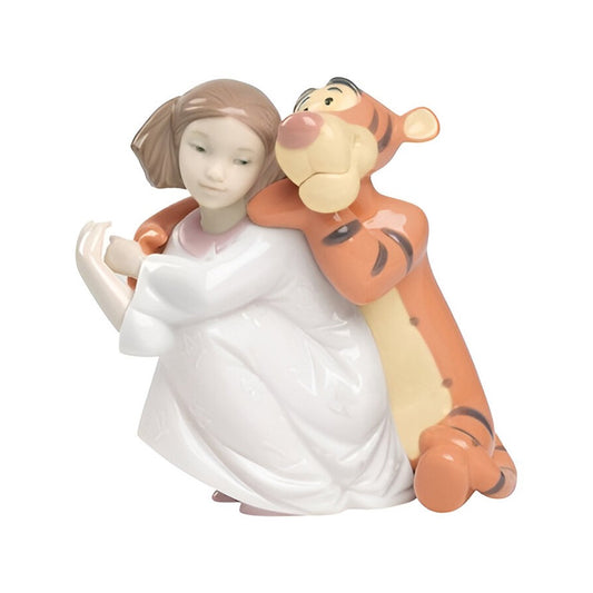 Statuina un abbraccio di tigro nao Nao By Lladro`