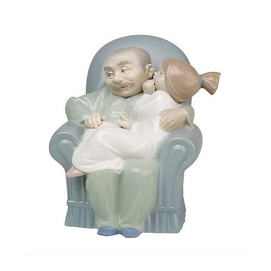 Bimba con nonno nao Nao By Lladro`