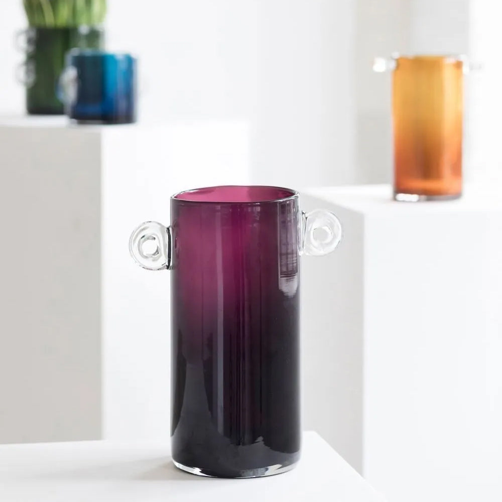 Vase aubergine Wind & fire Serax