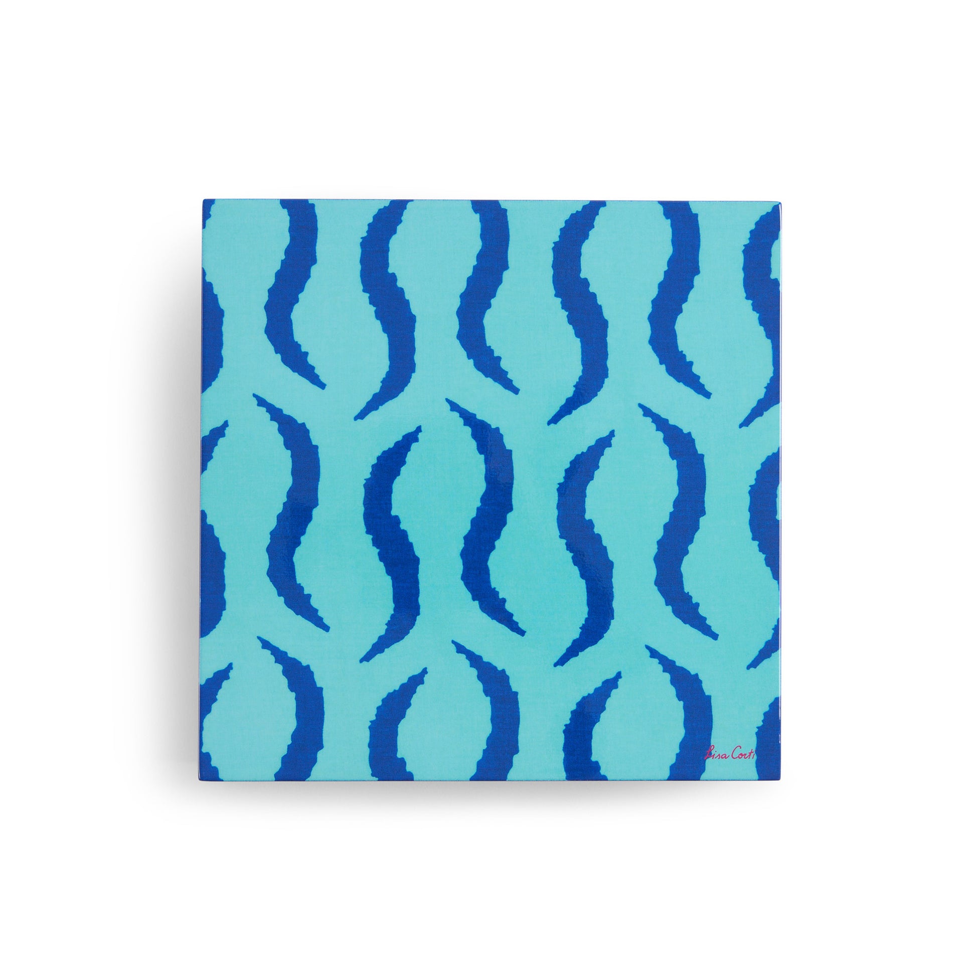 Box Medium Tiger Touch Blue Lisa Corti