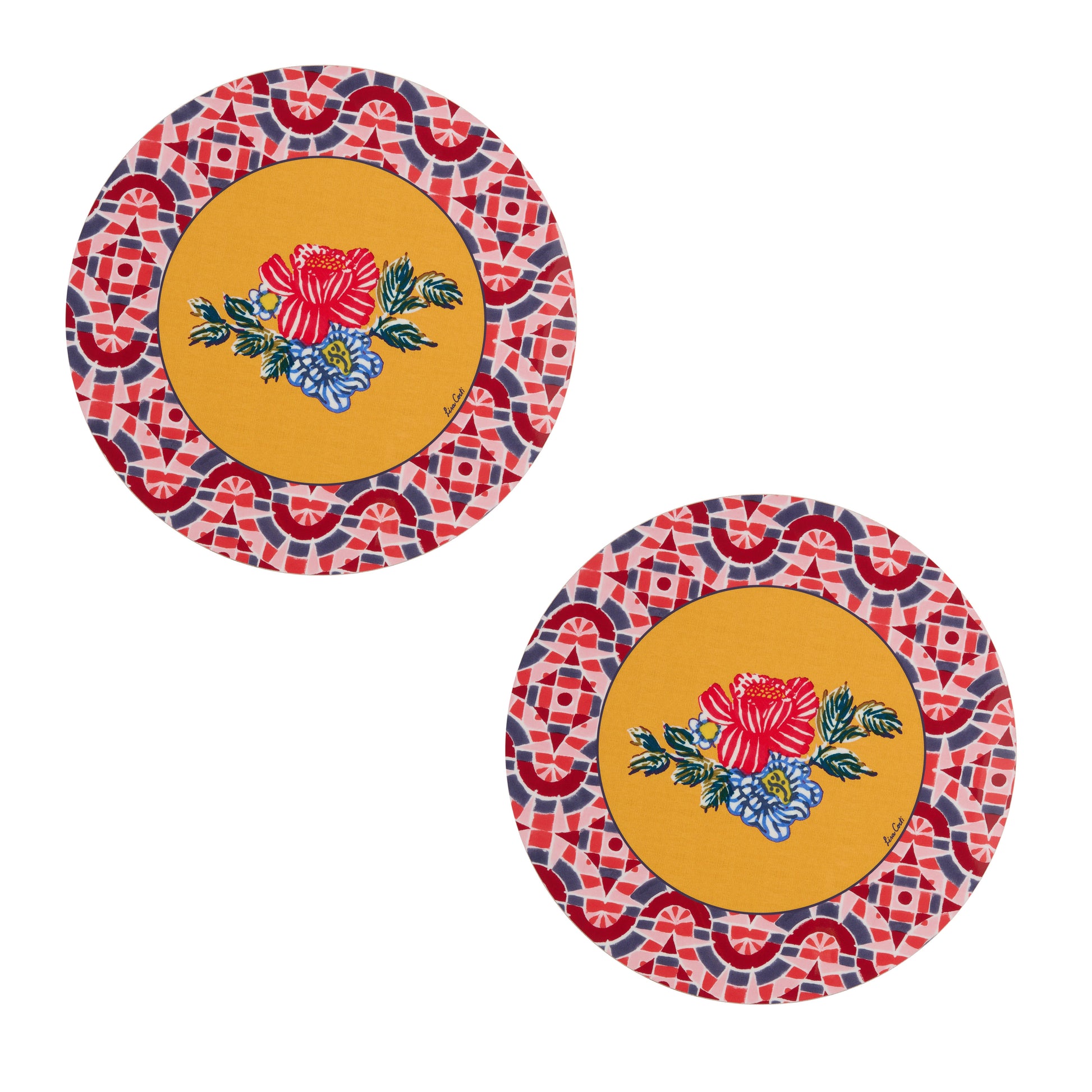 Set 2 Tovagliette Amer Rose Gold Lisa Corti