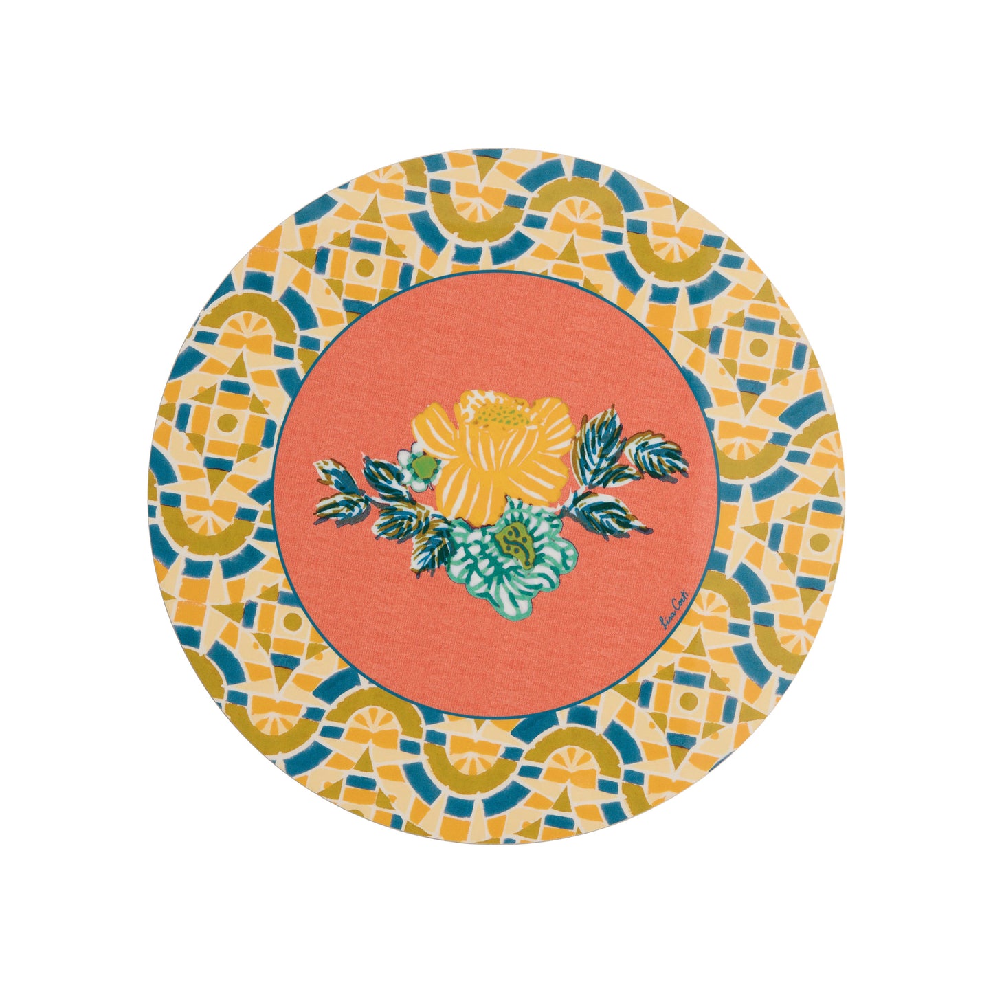 Set 2 Tovagliette Amer Rose Orange Lisa Corti