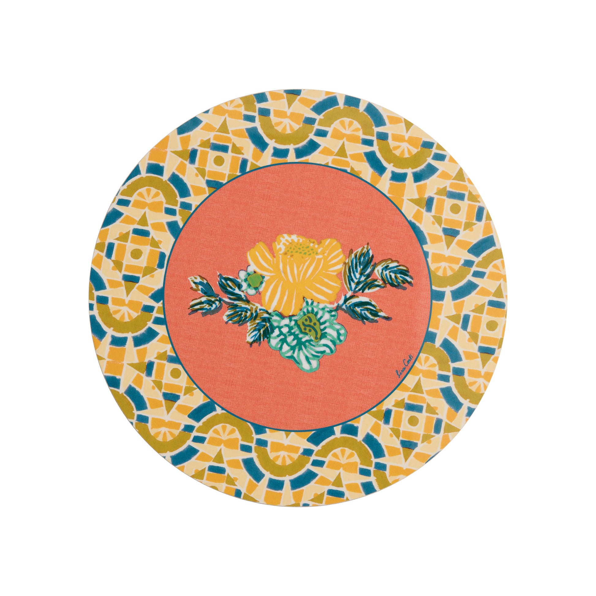 Set 2 Tovagliette Amer Rose Orange Lisa Corti