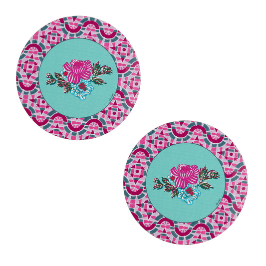 Set 2 Tovagliette Amer O Amer Rose Lisa Corti