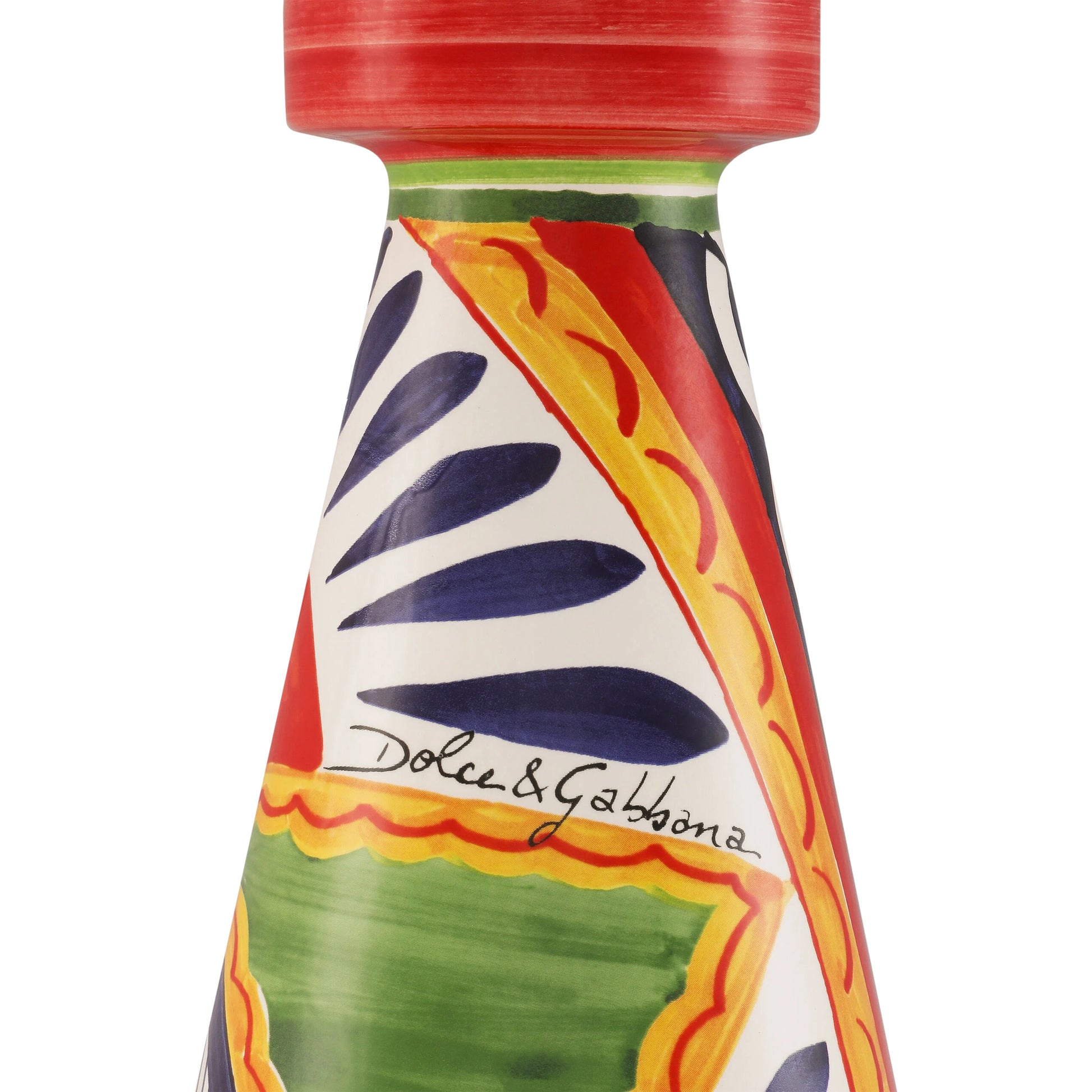 Portacandela In Ceramica Grande Carretto Dolce E Gabbana