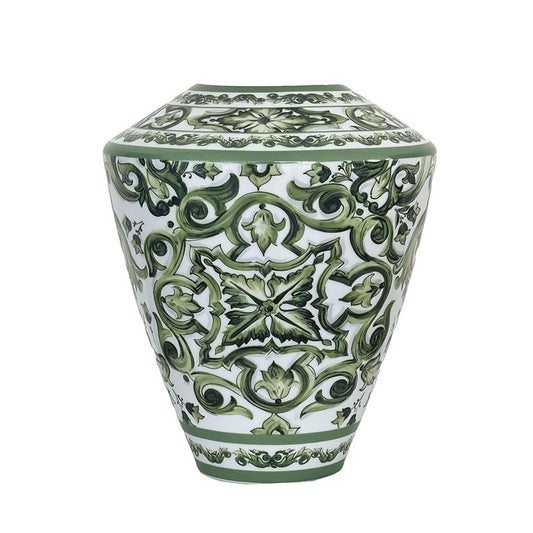 Grande Vaso Anfora Maiolica Verde Dolce E Gabbana