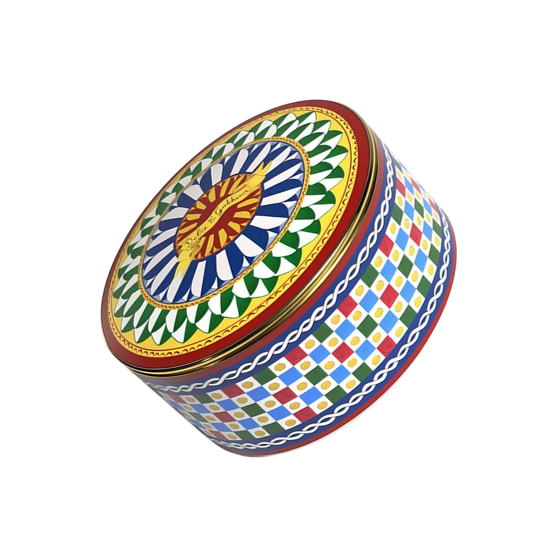 Scatola Rotonda Carretto Dolce E Gabbana