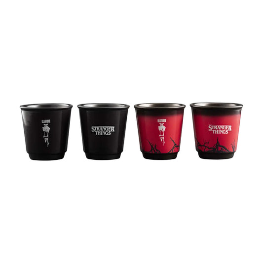 Set 4 bicchierini Stranger Things Seletti