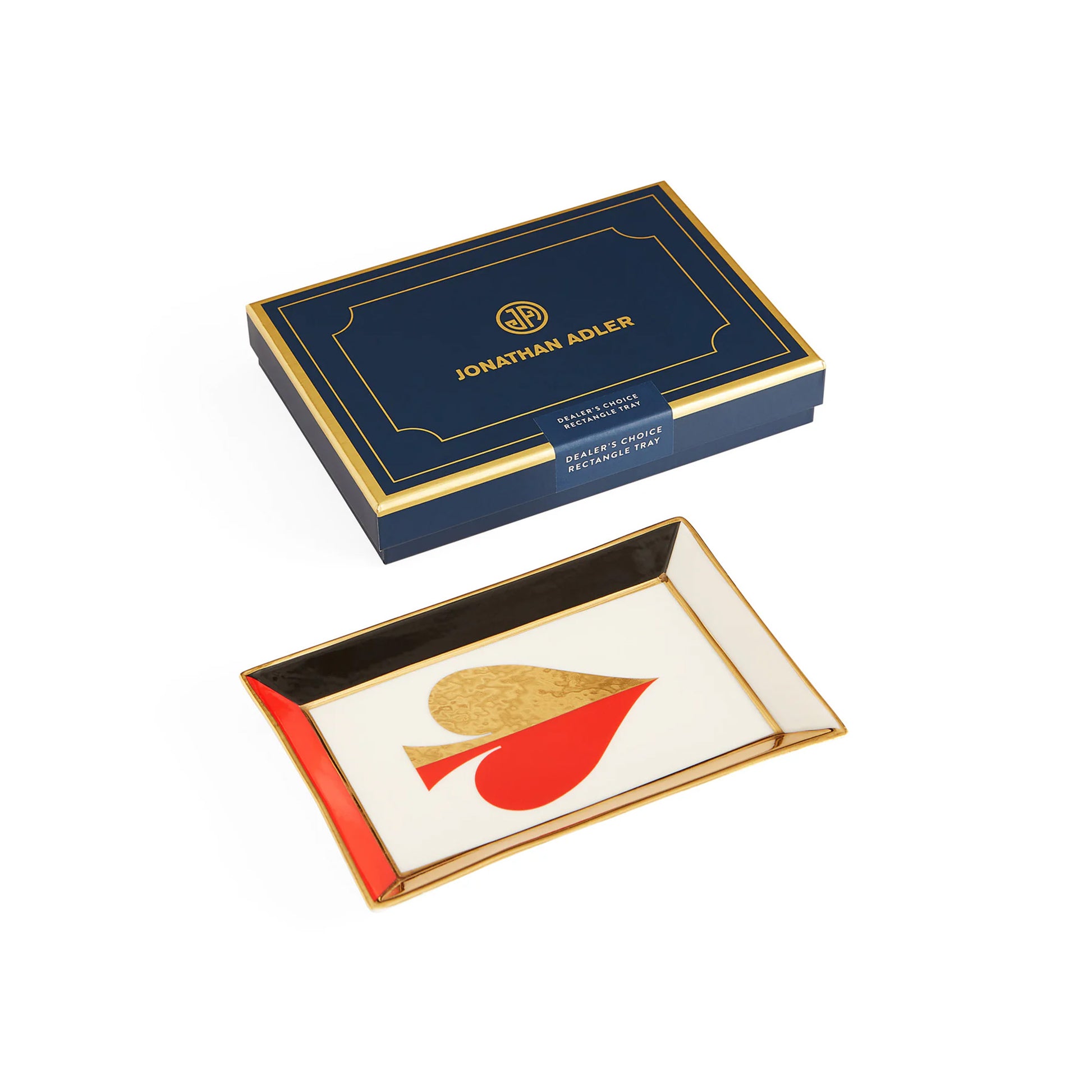 Dealer`S Choice Rectangle Tray Jonathan Adler