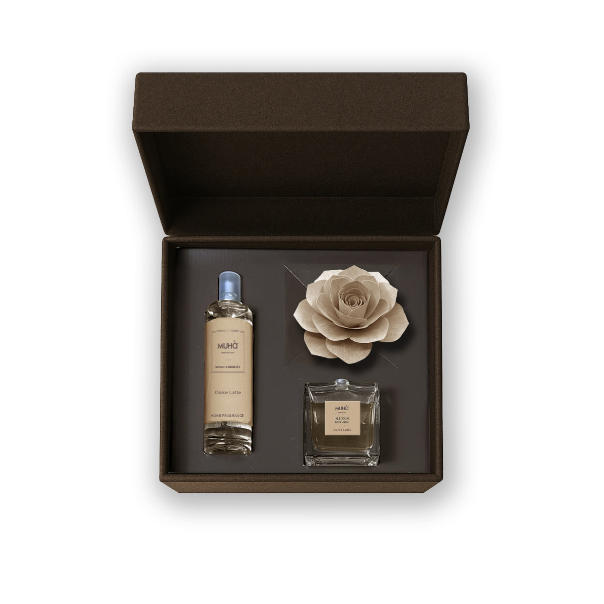 Confezione Rosa 100+Spray 100 Dolce Latte Muha